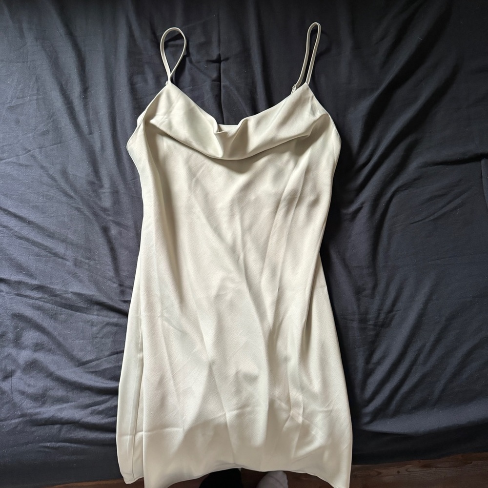 Mallory Cowl neck slip dress